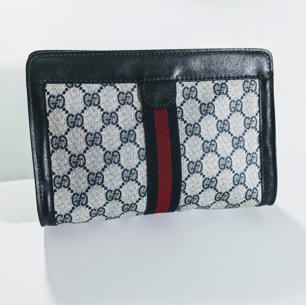 Gucci GG Supreme Web Monogram Clutch